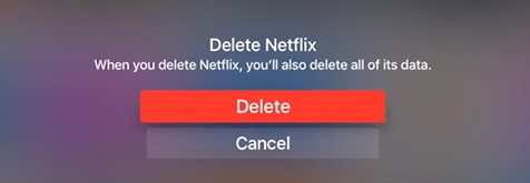 Supprimer et réinstaller l'application Netflix 