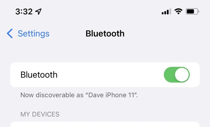 Activer le Bluetooth