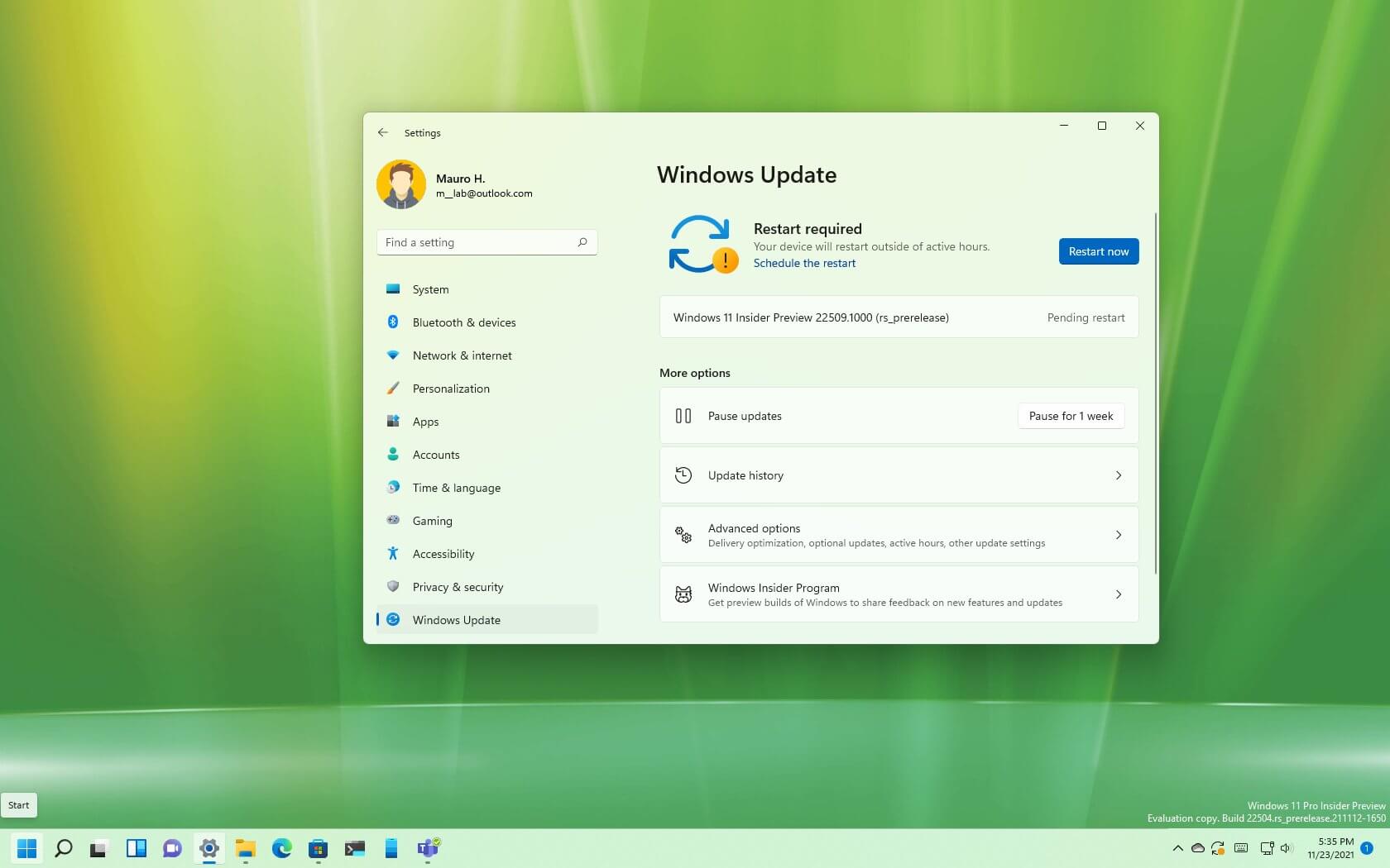 Windows 11 build 22509 apporte des modifications visuelles à la barre des tâches et au démarrage