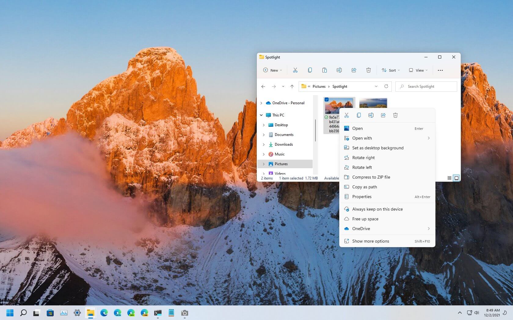 Comment définir l’image de l’écran de verrouillage comme fond d’écran sur Windows 11