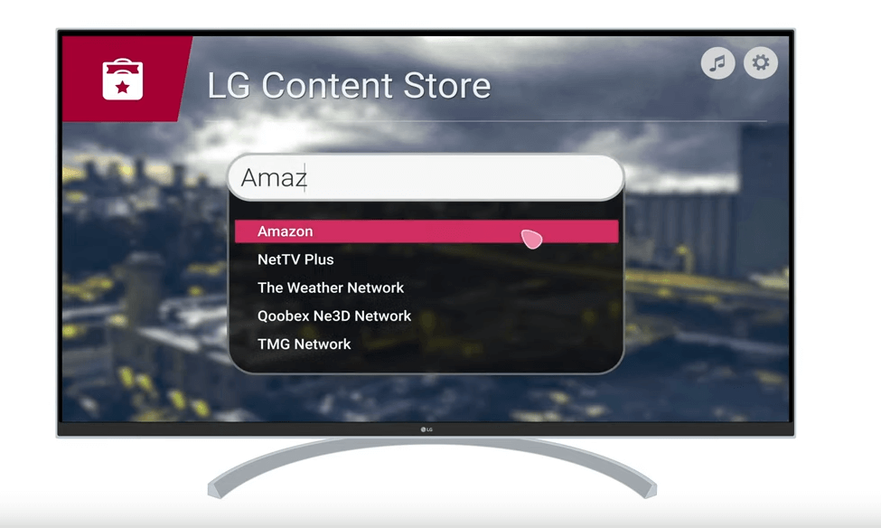 Regardez Amazon Prime sur LG Smart TV