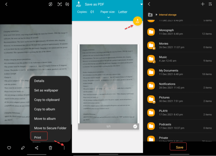 Comment numériser des documents sur Samsung Galaxy au format PDF (Android 10 et 11)