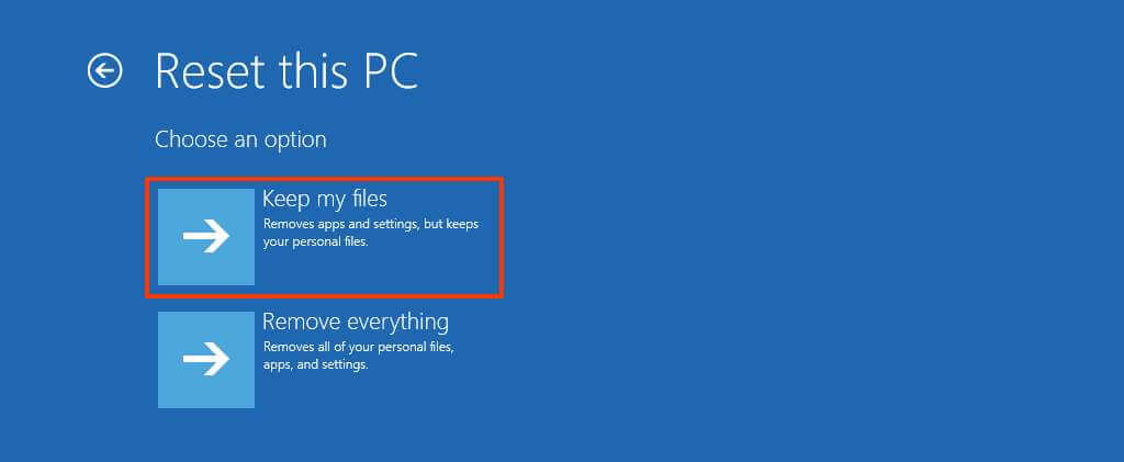 Réinitialiser Windows 11 et conserver mes fichiers