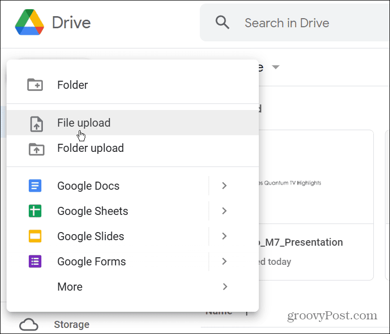 télécharger PPTX sur Google Drive