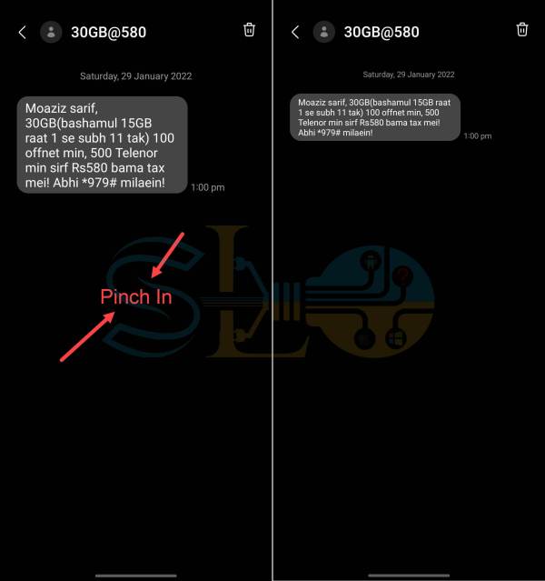 Comment changer la taille des messages texte sur Samsung (Android 12 et 11)