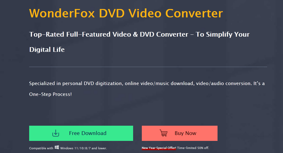 WonderFox Convertisseur vidéo DVD