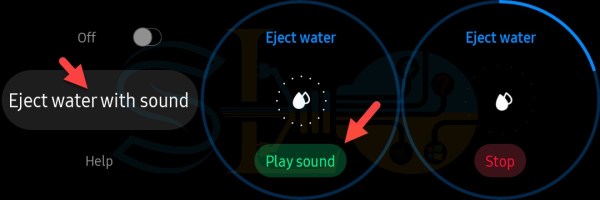 Comment éjecter de l'eau de Galaxy Watch Active2 (éjecter de l'eau avec le son)