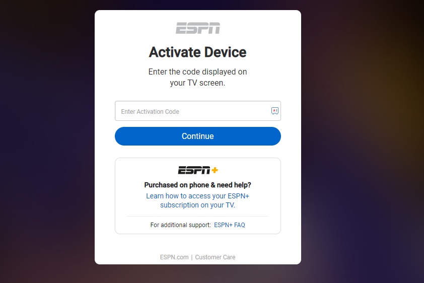 Activer ESPN sur Apple TV