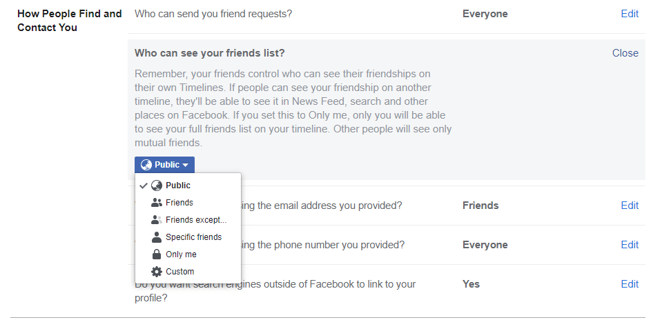 Comment rendre Facebook privé