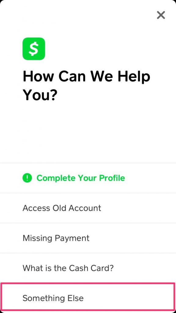 Supprimer le compte de l'application Cash sur iOS
