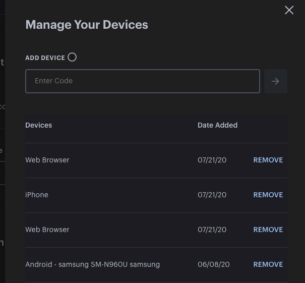 Gérer l'écran de vos appareils sur Hulu
