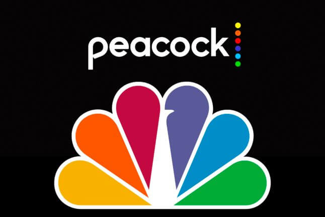 Logo de télévision de paon