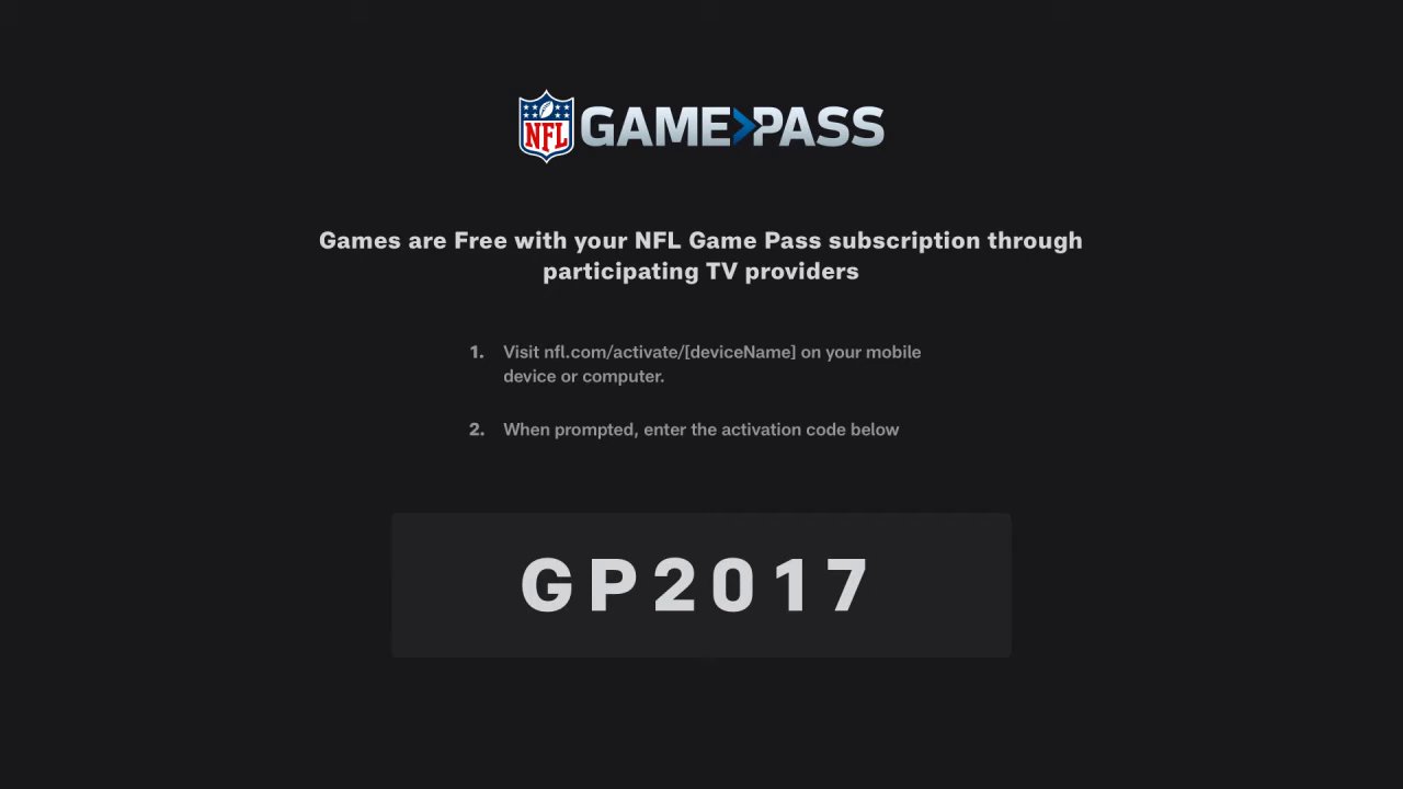 NFL sur Samsung Smart TV - Activation
