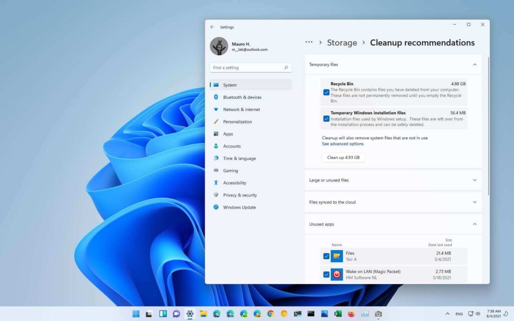 Comment utiliser les recommandations de nettoyage sur Windows 11
