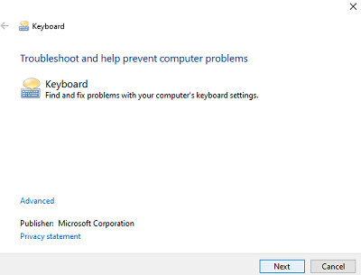 Correction du clavier Windows 10 ne fonctionnant pas