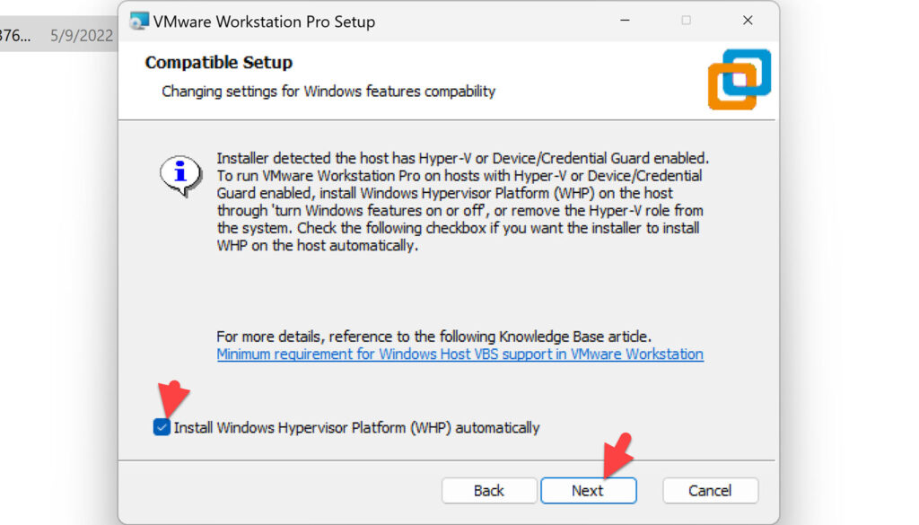 Installer la plate-forme d'hyperviseur Windows