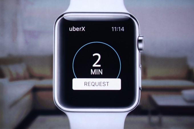 Uber sur Apple Watch