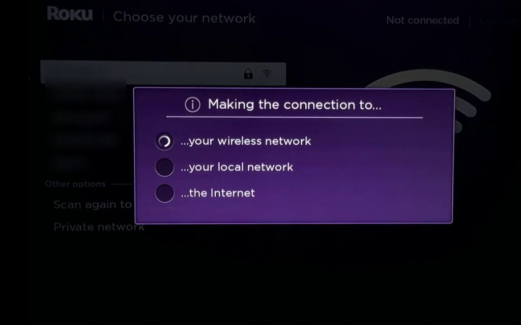 Connexion réseau