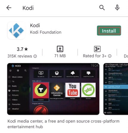 Installez Kodi sur les téléphones Samsung Galaxy à partir de Google Play Store