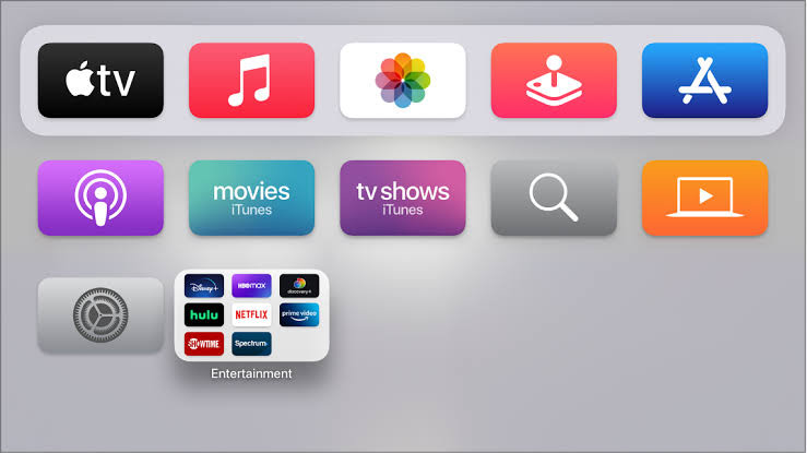 F1 sur Apple TV - Cliquez sur App Store