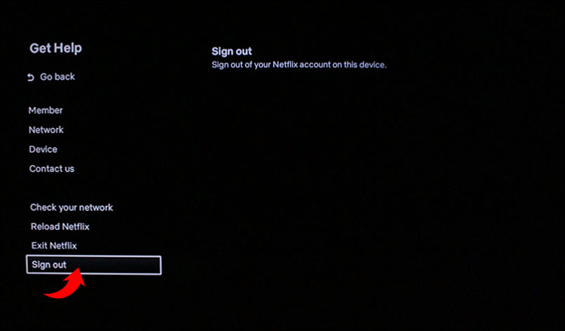 Se déconnecter de Netflix