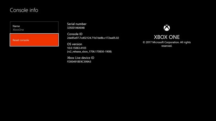 Réinitialiser la Xbox pour le code d'erreur Roblox 901 
