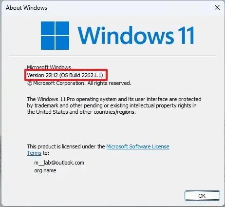 Comment vérifier si Windows 11 22H2 est installé sur votre PC