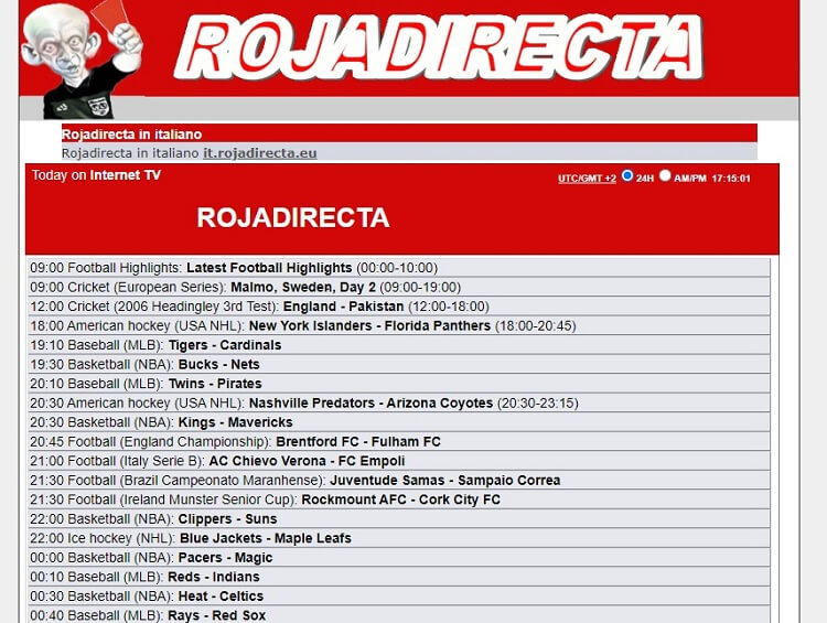 RojaDirecta - Alternative à SportStream