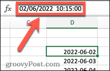 Horodatages Excel avec dates et heures