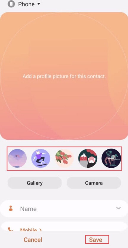 Sélectionnez votre image préférée où vous voulez, puis appuyez sur le bouton 