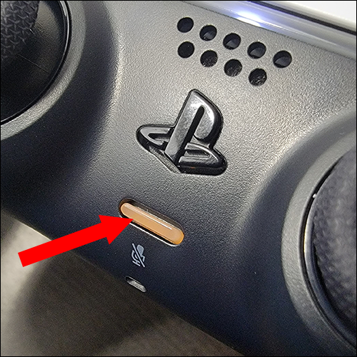 Option muet sur le contrôleur PS5