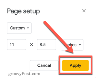 Appliquer les paramètres de Google Slides