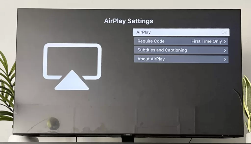 AirPlay Paramount Plus sur téléviseur Samsung