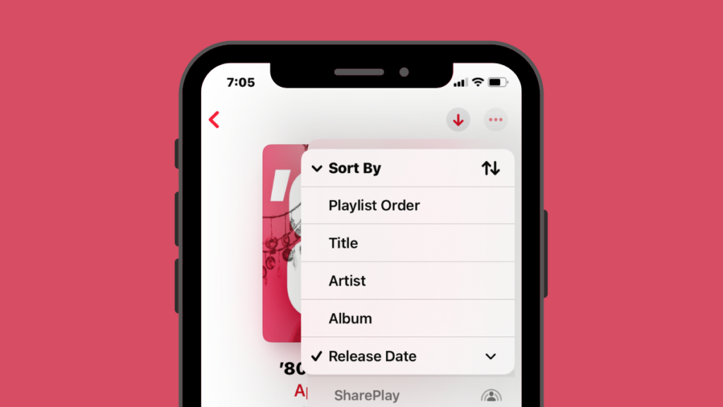 Comment trier les listes de lecture dans Apple Music sur iOS 16