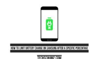 Comment limiter la charge de la batterie sur Samsung après un pourcentage spécifique