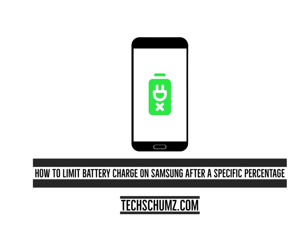 Comment limiter la charge de la batterie sur Samsung après un pourcentage spécifique