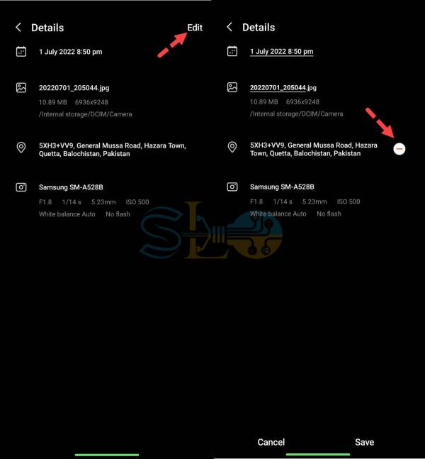 Comment supprimer les données de localisation de Photo sur Samsung avec et sans partage