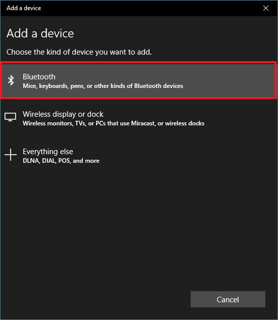 Ajouter un appareil Bluetooth à Windows 10