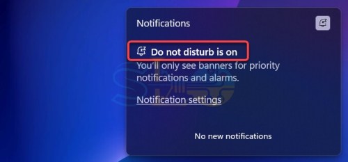 Comment activer le NPD dans Windows 11 [Turn on Do Not Disturb in Windows]