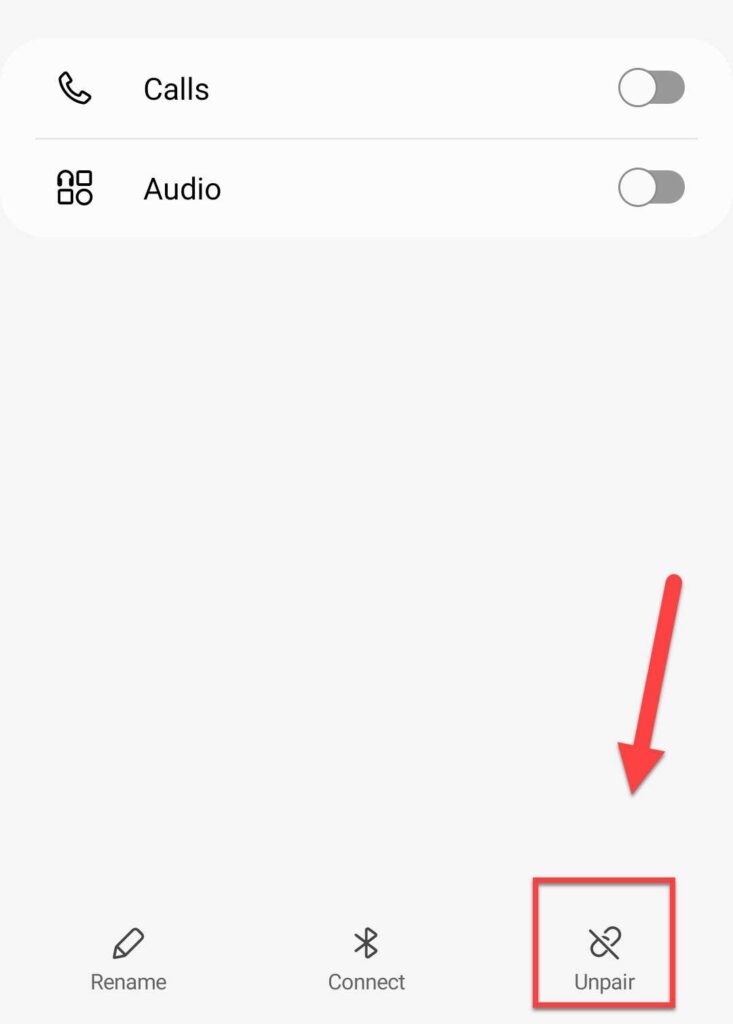 Dissocier les écouteurs Nothing des téléphones Android