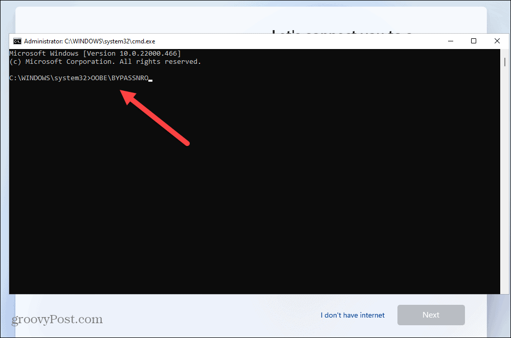 Installer Windows 11 sans connexion Internet