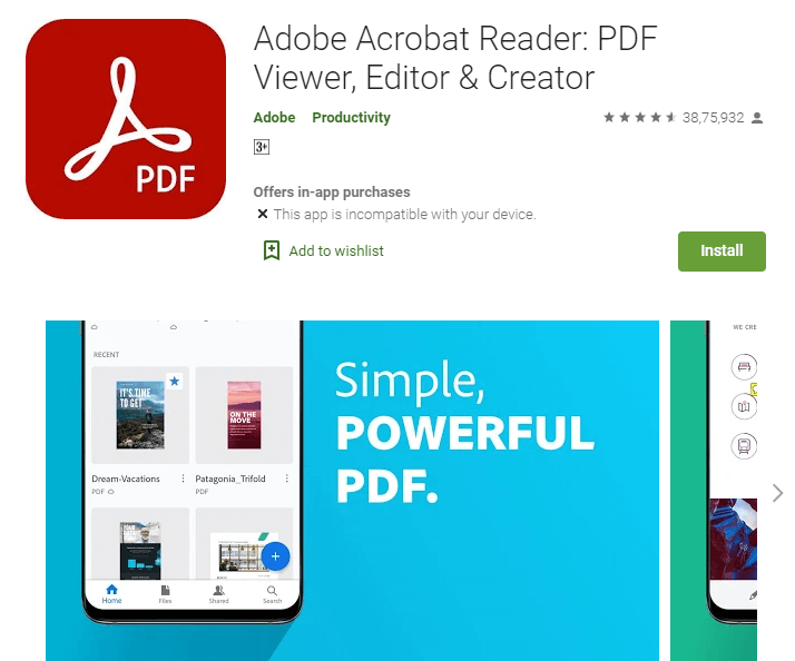 Installer Adobe Acrobat Reader sur Chromebook