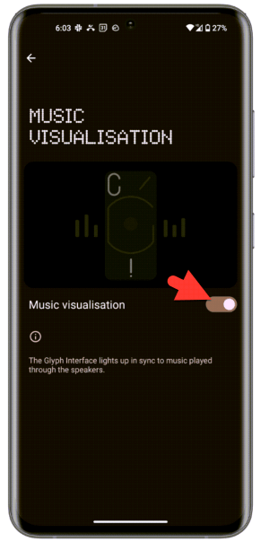 Comment activer le visualiseur de musique Glyph-lighting sur Nothing Phone 1