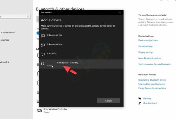 Comment connecter des AirPods Max à un ordinateur portable ou un PC Windows 10/11
