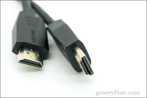 Exemple de câble HDMI