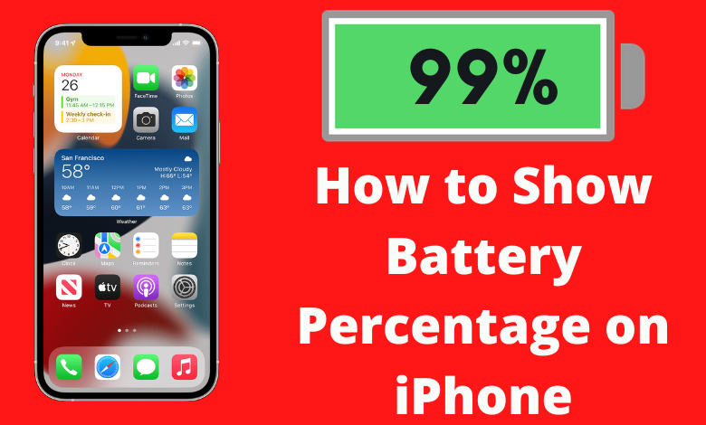 Comment afficher le pourcentage de batterie sur iPhone avec iOS 16