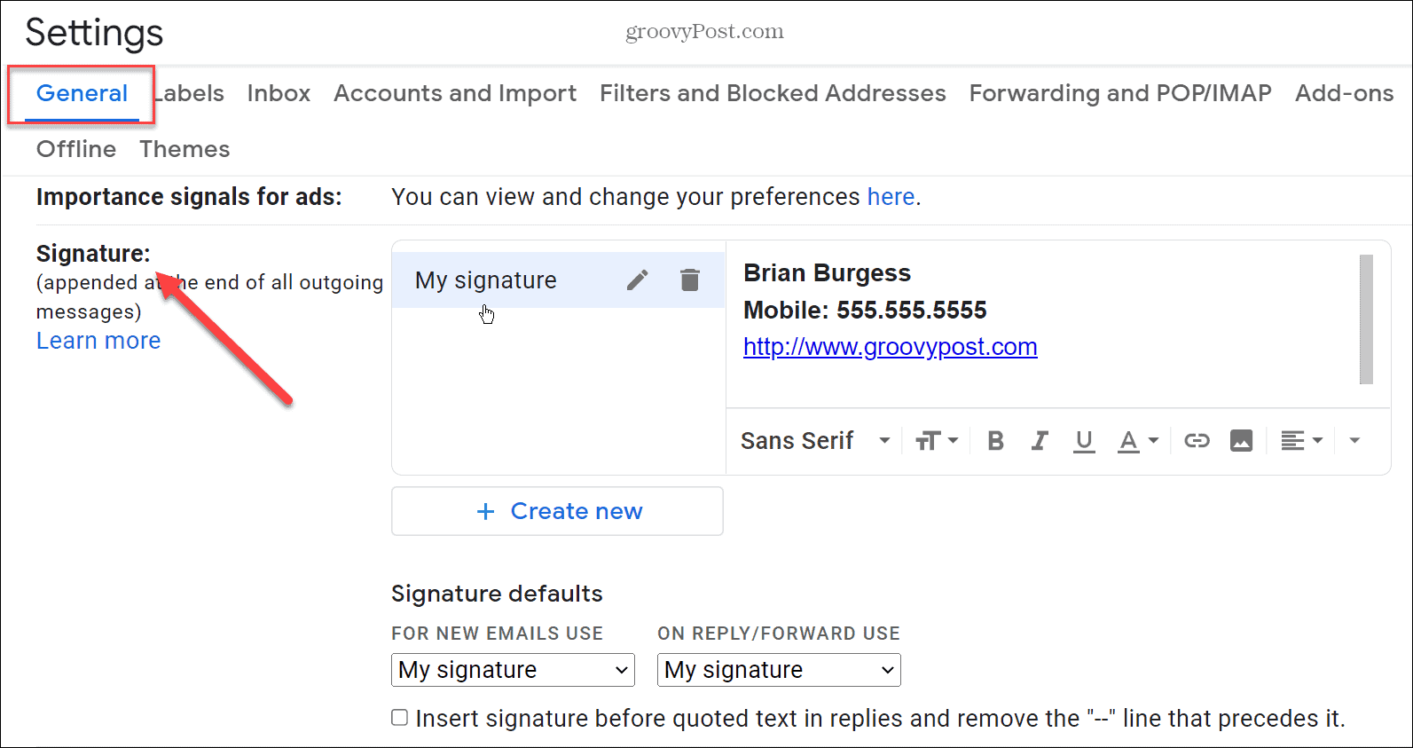 Ajouter une image à votre signature Gmail