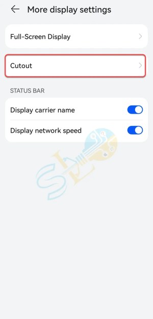 Comment masquer l'encoche sur le P30 Pro [EMUI 12] Masquer la découpe de la caméra