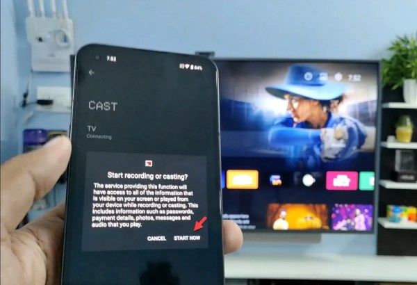 Comment mettre en miroir Nothing Phone 1 sur la télévision sans fil et sans aucune application