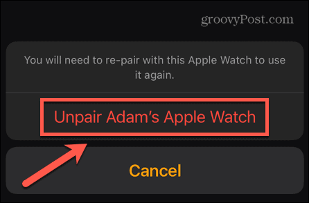 Apple Watch confirme le découplage